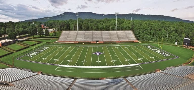 paladin stadium furman university ncaa d1