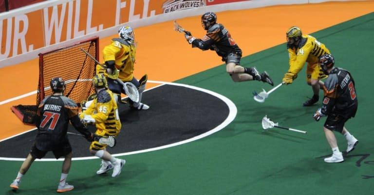 Georgia Swarm New England Black Wolves NLL Media Poll 2017 Photo: New England Black Wolves