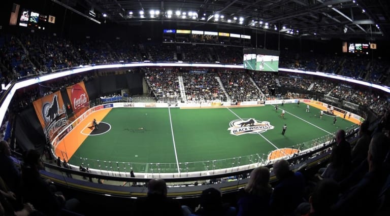 Buffalo Bandits at New England Black Wolves NLL 2017 Photo: New England Black Wolves