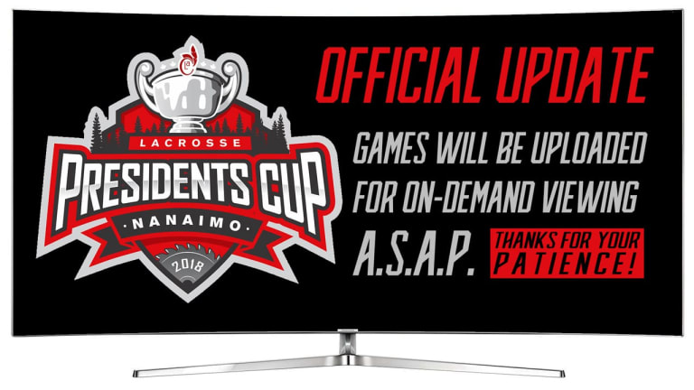 President's Cup Broadcast Update