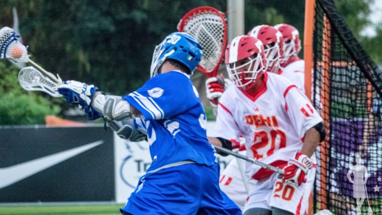 Peru Italy Matt Anderson 2018 World Lacrosse Championships World Championships