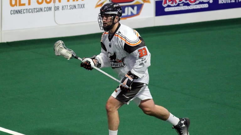 New England Black Wolves NEBW vs GA Swarm Photo Jeff Melnik NLL 2018