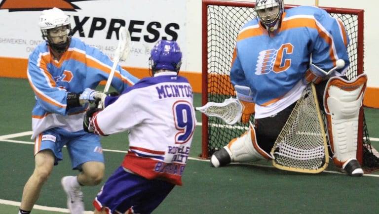 Mann Cup 2016 Six Nations Chiefs Maple Ridge Burrards Photo: Darryl Smart