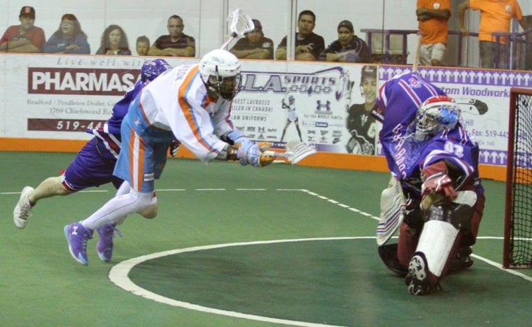 Mann Cup 2016 Six Nations Chiefs Maple Ridge Burrards Photo: Darryl Smart