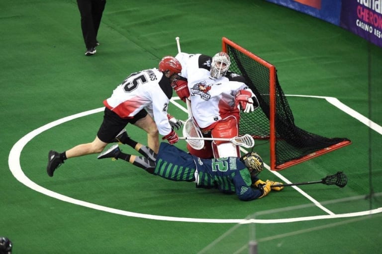 Georgia Swam Calgary Roughnecks St. Patrick's Day 2017 NLL Media Poll Photo: Paul Sasso