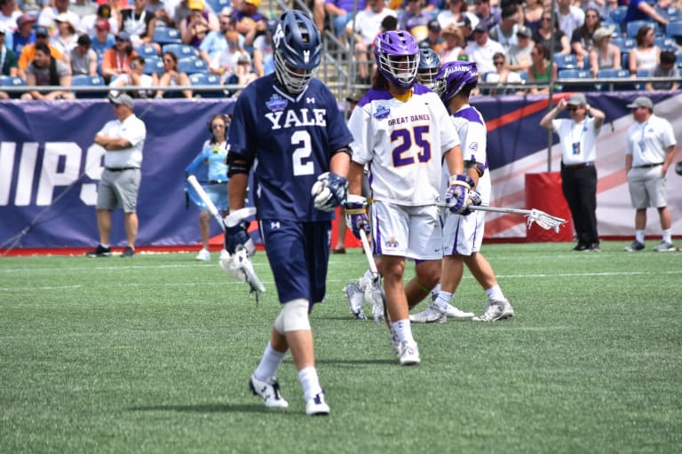 Albany vs Yale 2018 NCAA Semifinals Ryan Conwell ivy league sports lacrosse yale albany america east