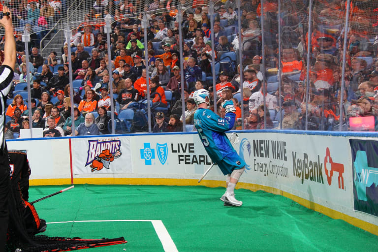 Rochester Knighthawks Buffalo Bandits NLL 2018 Photo: Bill Wippert
