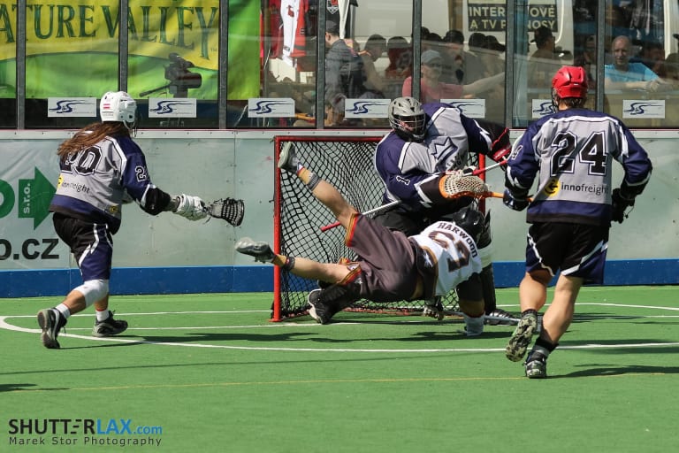 Patrick Falb Vienna Monarchs Austria Lacrosse goalie photo: Marek Stor Shutterlax.com