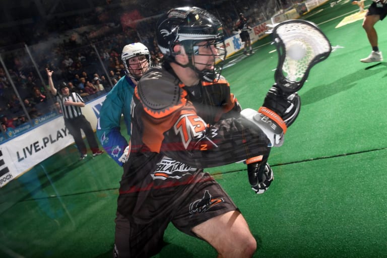 Rochester Knighthawks New England Black Wolves NLL 2018 Photo: Micheline V / NLL