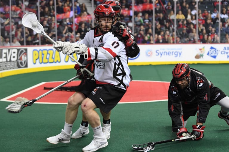 Calgary Roughnecks Curtis Dickson Vancouver Stealth NLL 2018