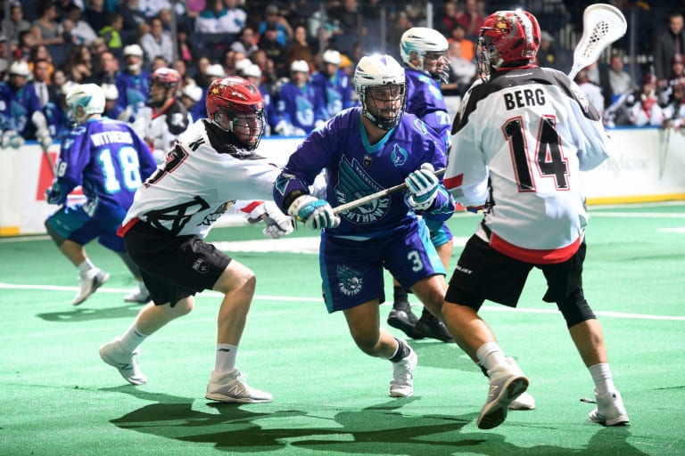 Rochester Knighthawks 2017-18 Home Opener NLL Calgary Roughnecks