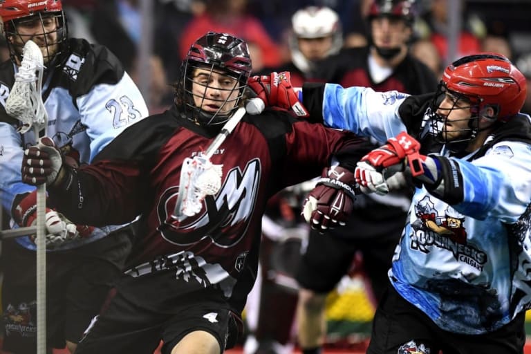 Calgary Roughnecks NLL 2017 Colorado Mammoth media poll Photo: Candace Ward / Calgary Roughnecks