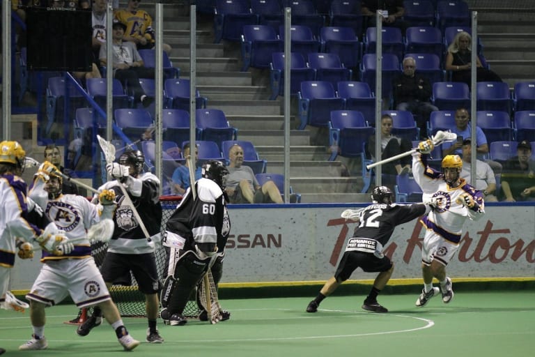 Coquitlam Adanacs vs Orangeville Northmen Minto Cup 2016 Photo: Dan Brodie
