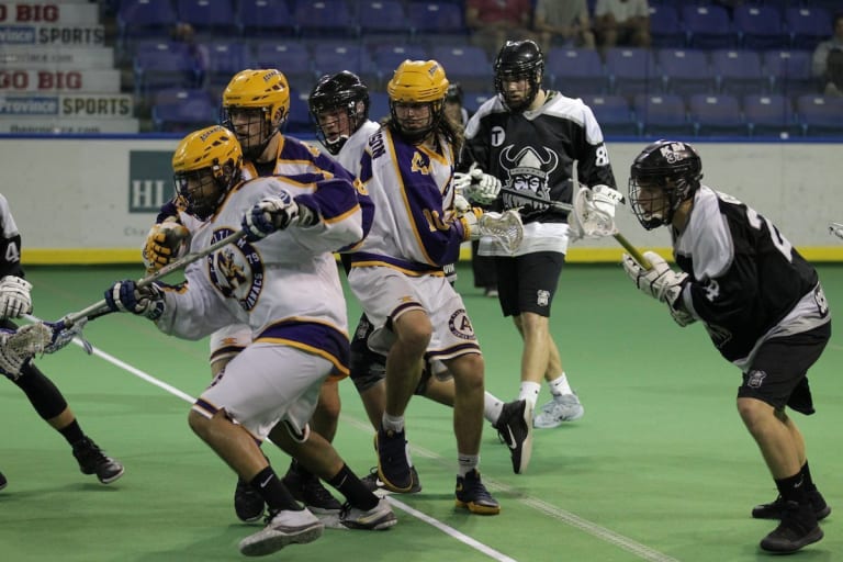 Coquitlam Adanacs vs Orangeville Northmen Minto Cup 2016 Photo: Dan Brodie