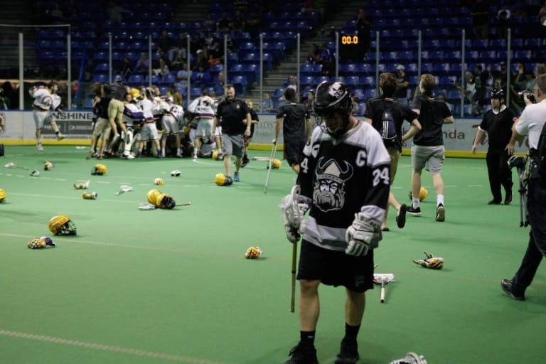 Coquitlam Adanacs vs Orangeville Northmen Minto Cup 2016 Photo: Dan Brodie
