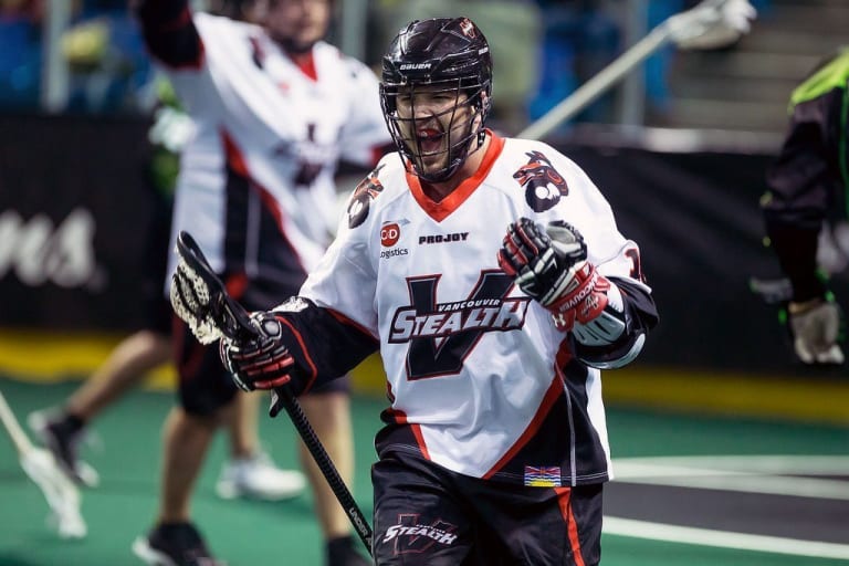 Vancouver Stealth Saskatchewan Rush 2016 NLL Photo: Garrett James
