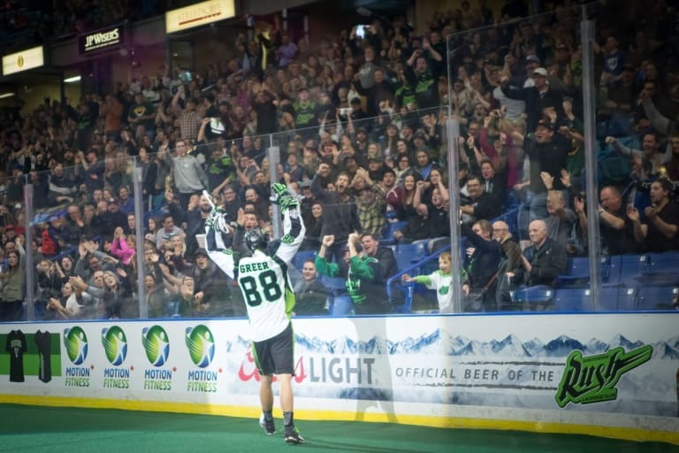 Saskatchewan Rush vs Colorado Mammoth NLL Week 5 2016 Photo Credit: Josh Schaefer / Saskatchewan Rush