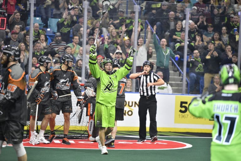 Jeff Shattler New England Black Wolves Saskatchewan Rush NLL 2018
