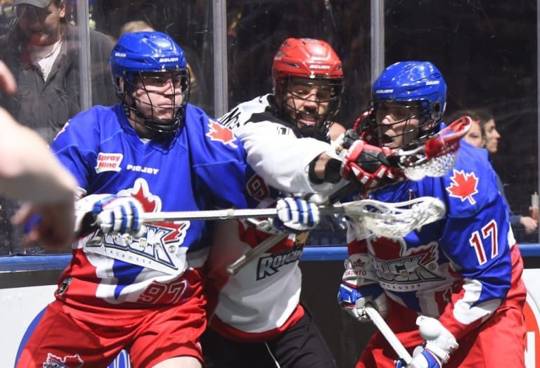 Toronto Rock Calgary Roughnecks NLL Media Poll 2017 Photo: Graig Abel