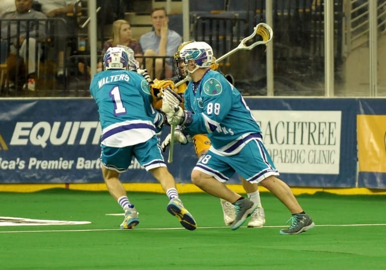 Rochester Knighthawks vs Georgia Swarm NLL 2016 Photo: Paul Sasso