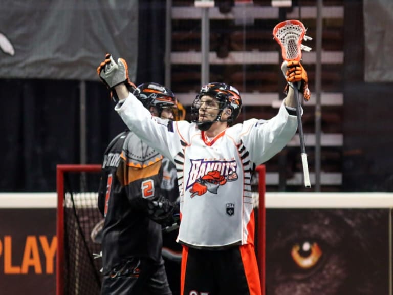 Buffalo Bandits at New England Black Wolves NLL 2017 Photo- Jeff Melnik Conquest Sports Imaging