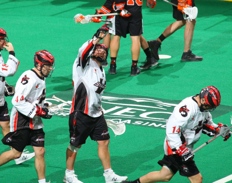 Vancouver Stealth Buffalo Bandits NLL 2018 Photo: Bill Wippert