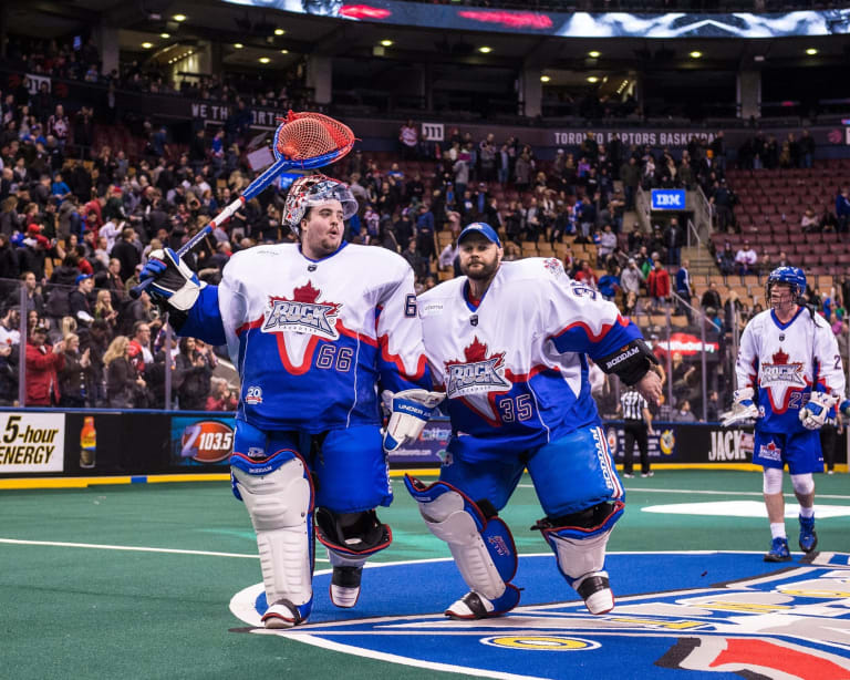 NLL Goalie Nick Rose Brandon Miller Toronto Rock