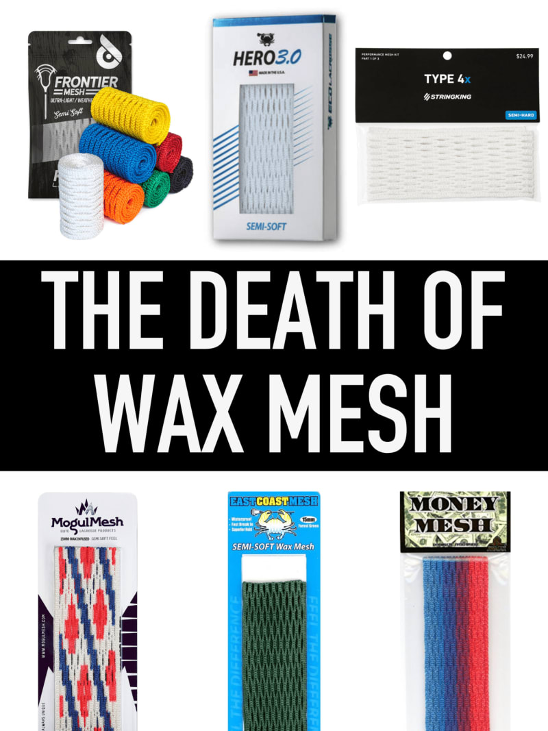 Performance mesh wax mesh
