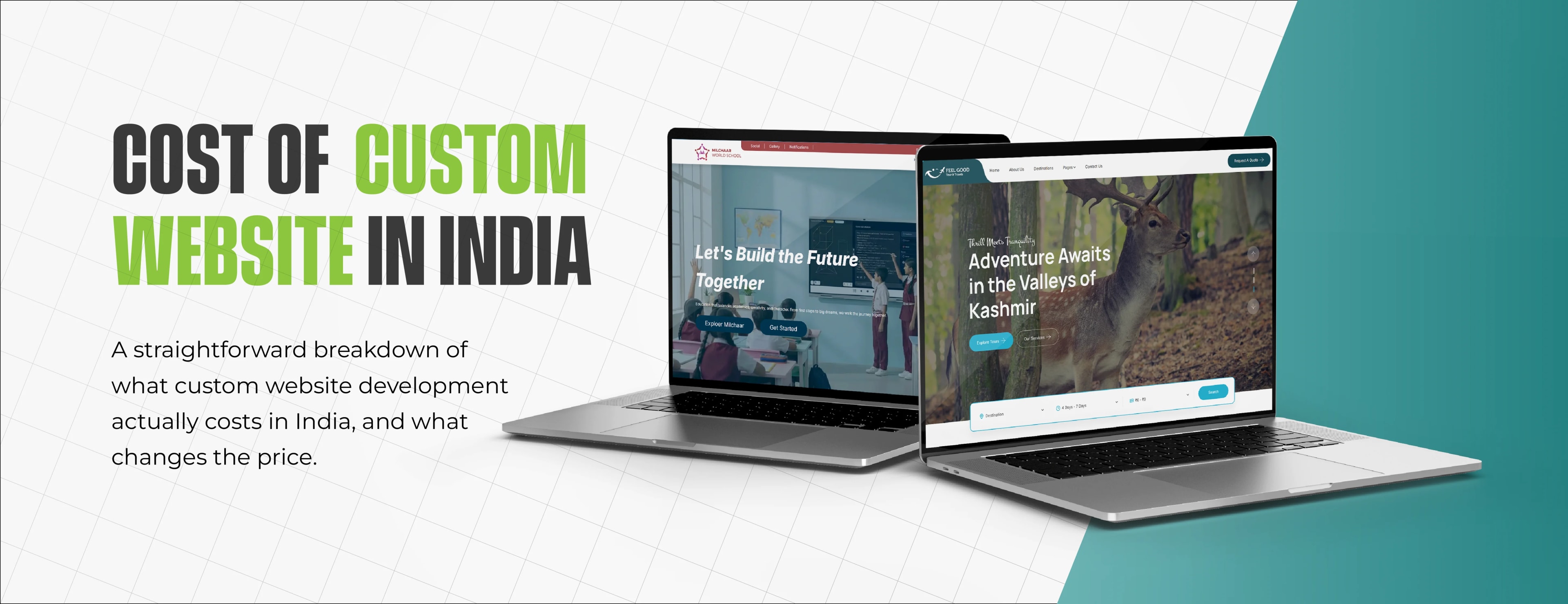 How Much Does a Custom Website Really Cost in India hero image