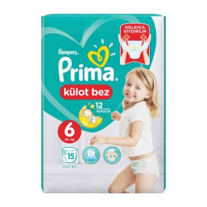 Prima Külot Bez Extra Large 15'li 6 Beden