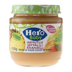 Hero Baby Armut Ananas Şeftali 125 gr