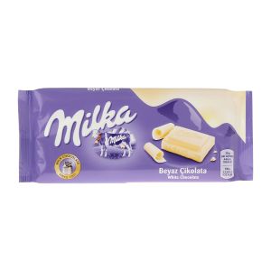 Milka Beyaz Dikdörtgen Çikolata 80 gr