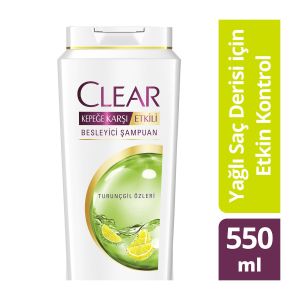 Clear Yağlı Saçlar İçin Şampuan 550 ml