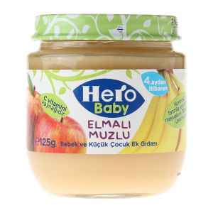 Hero Baby Elmalı Muzlu Kavanoz Maması 125 gr