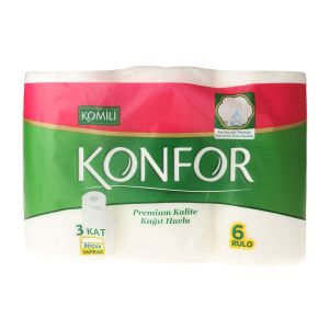 Komili 3katlı Havlu 6'lı
