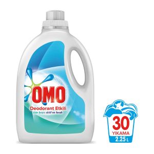 Omo Sıvı Çamaşır Deterjanı Deodorant Etkili 2250ml