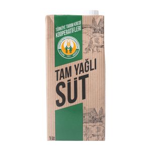 Türkiye Tarım Kredi Koop. Tam Yağlı Süt 1 L