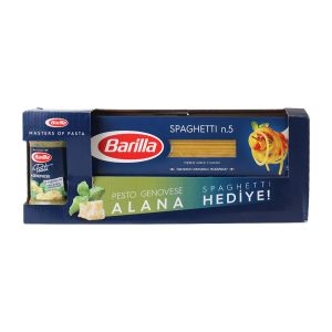 Barilla Petso Genovese Sos 190 gr + Spaghetti