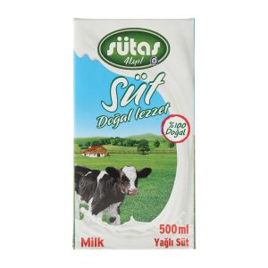 Sütaş Tam Yağlı Süt 500 ml