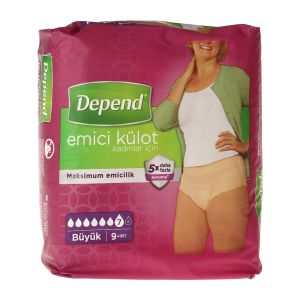 Depend Emici Külot Kadın Büyük 8'li