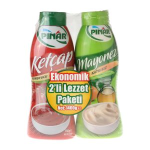 Pınar Ketçap 750 gr+Mayonez 650 gr