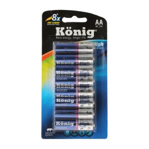 Philips Konig Çinko Longlife AA 8'li Kalem Pil