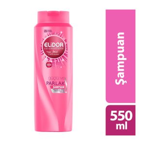 Elidor Güçlü Parlak Saçlar İçin Şampuan 550 ml
