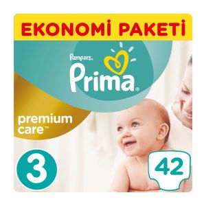 Prima Bebek Bezi Premium Care İkiz Midi 38'li