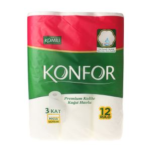 Komili 3katlı Havlu 12'li