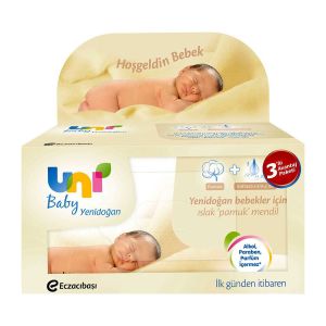 Uni Baby Yenidoğan Havlu 40X3'lü