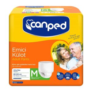 Canped Emici Orta Boy Külot 10'lu