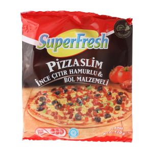 Superfresh Slim İnce Çıtır Hamurlu Pizza 410 gr