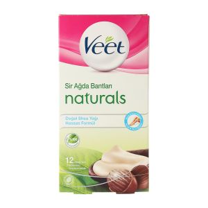 Veet Naturals Hassas Ağda Bandı 12'li