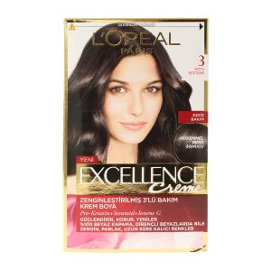 L'Oreal Paris Excellence Koyu Kestane Saç Boyası 3